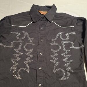 Vtg Walls Button Up Womens Small Ranch Work Wear Western Cowgirl Y2k Equestrian